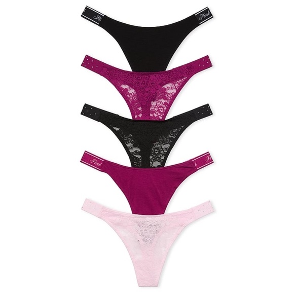 PINK Victoria's Secret Other - PINK Victoria’s Secret Thong Panty Bundle